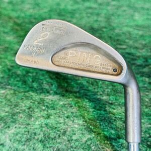 Vintage Ping Karsten 1 2 Iron Mens RH Steel Shaft Silver Single Golf Club USA